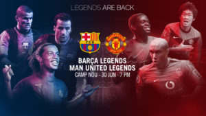 Le match des légendes ! Barcelone vs Manchester United 1